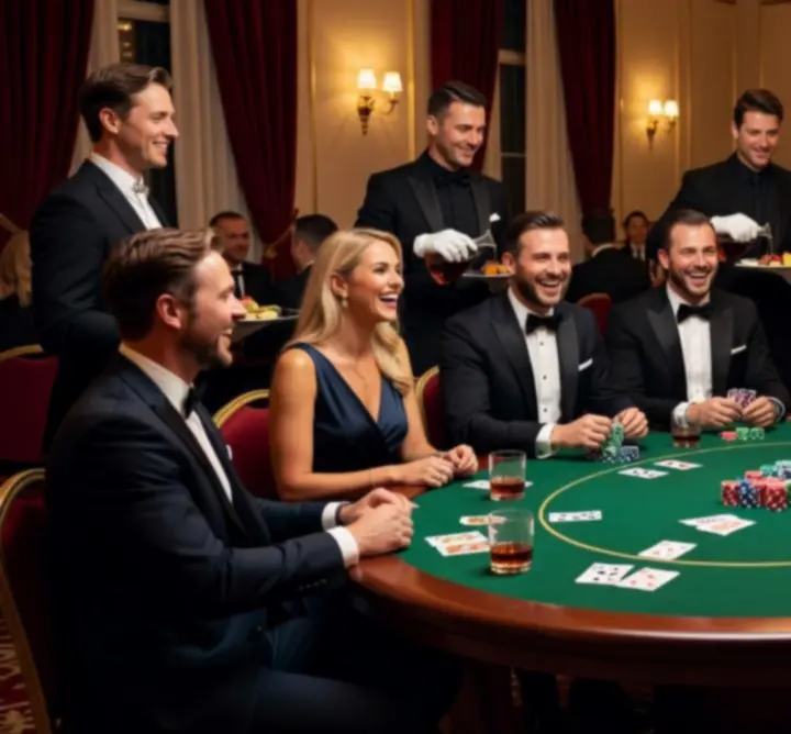 Integracyjny wieczór pokerowy dla zespołu podczas eventu firmowego w Polsce